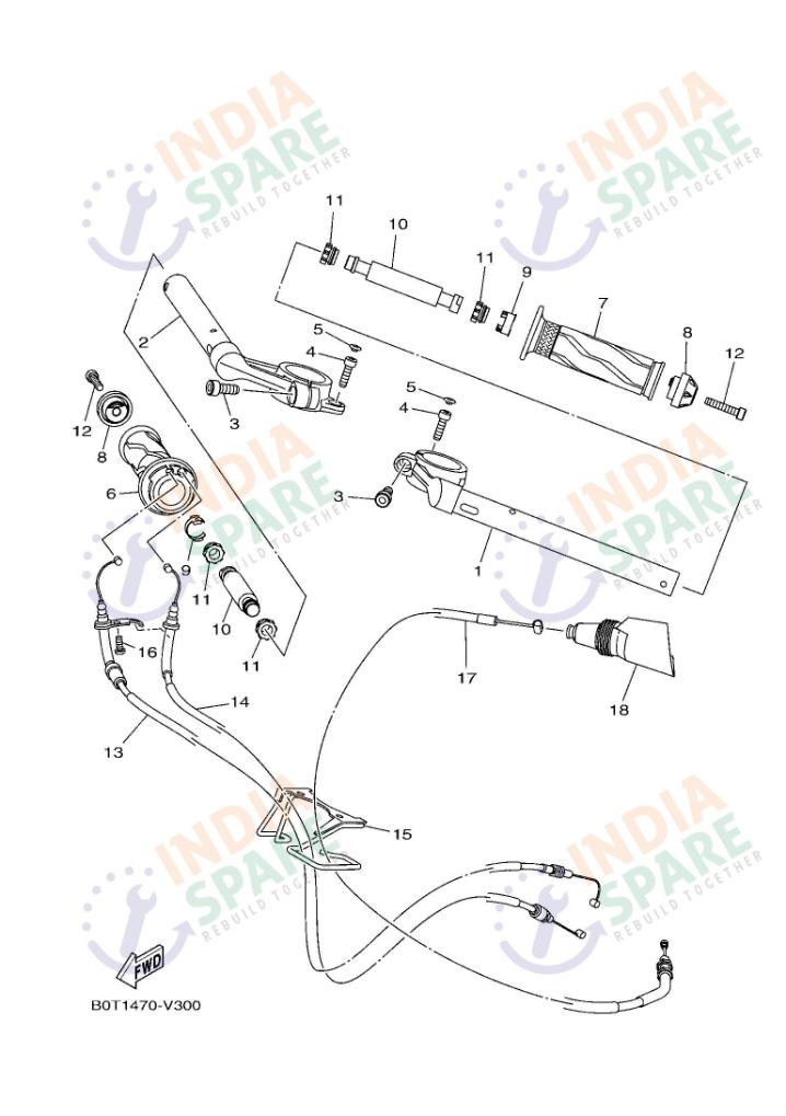 STEERING HANDLE & CABLE